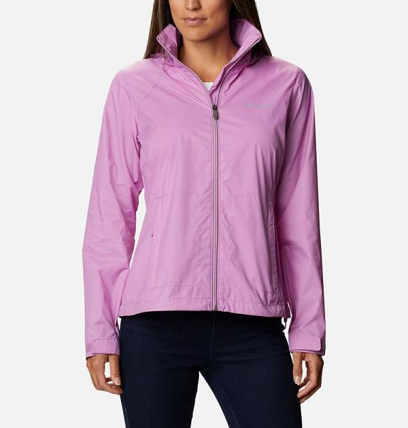 Columbia Switchback III Rain Jacket Pink For Women's NZ21908 New Zealand